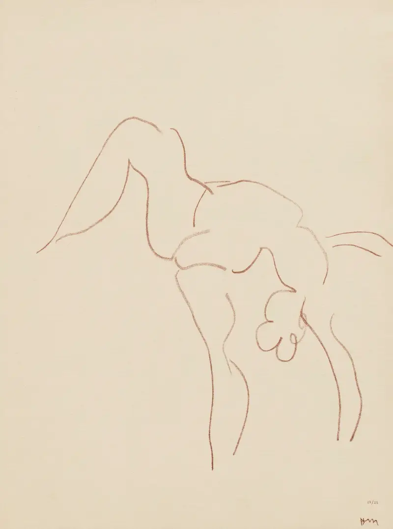 Danseuses acrobate Pl.06 av Henri Matisse