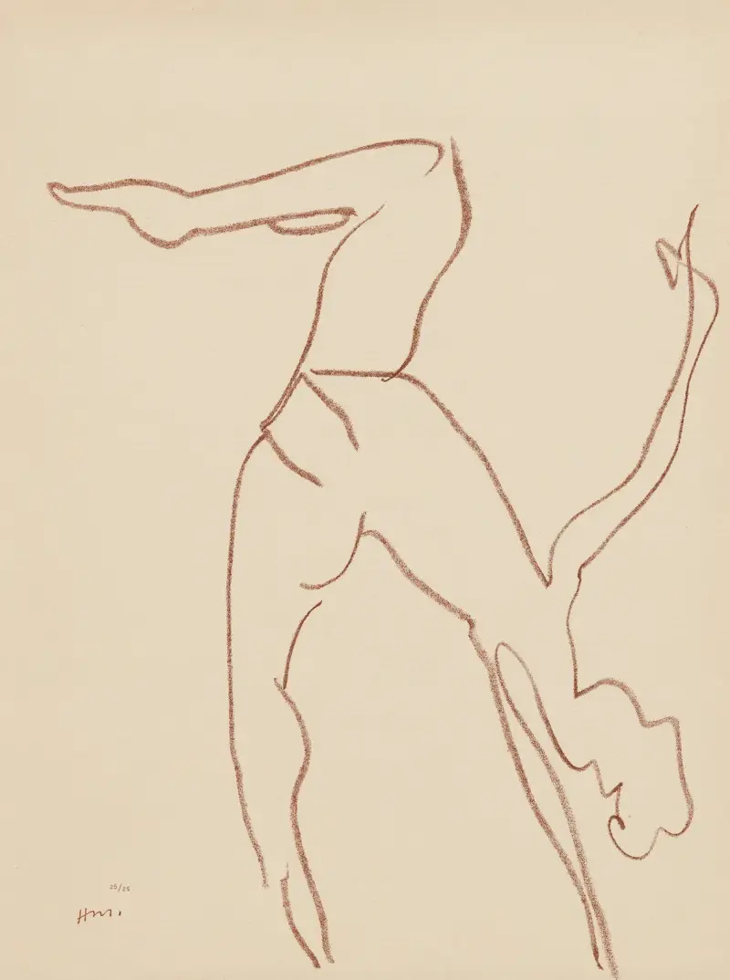 Danseuses acrobate Pl.07 av Henri Matisse