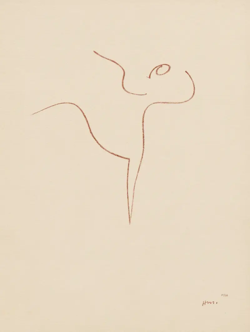 Danseuses acrobate Pl.08 av Henri Matisse