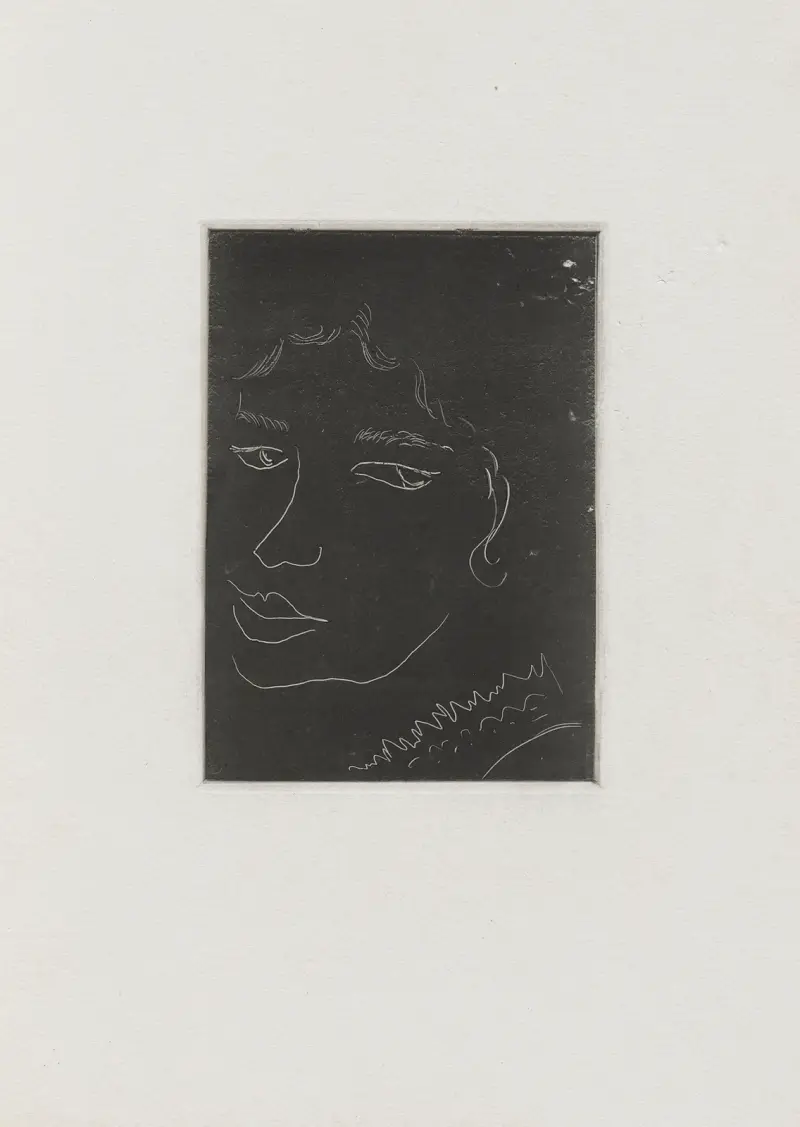 Emma i trekvartsprofil II av Henri Matisse