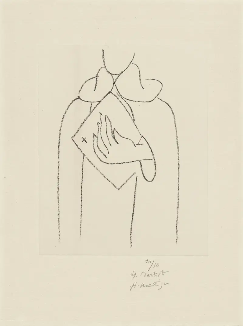 Etudes pour St Dominique – pour la Chapelle de Vence av Henri Matisse