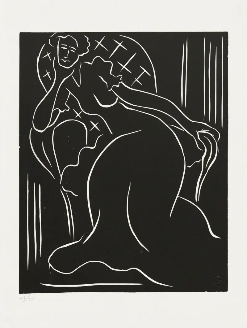 Femme au fauteuil av Henri Matisse