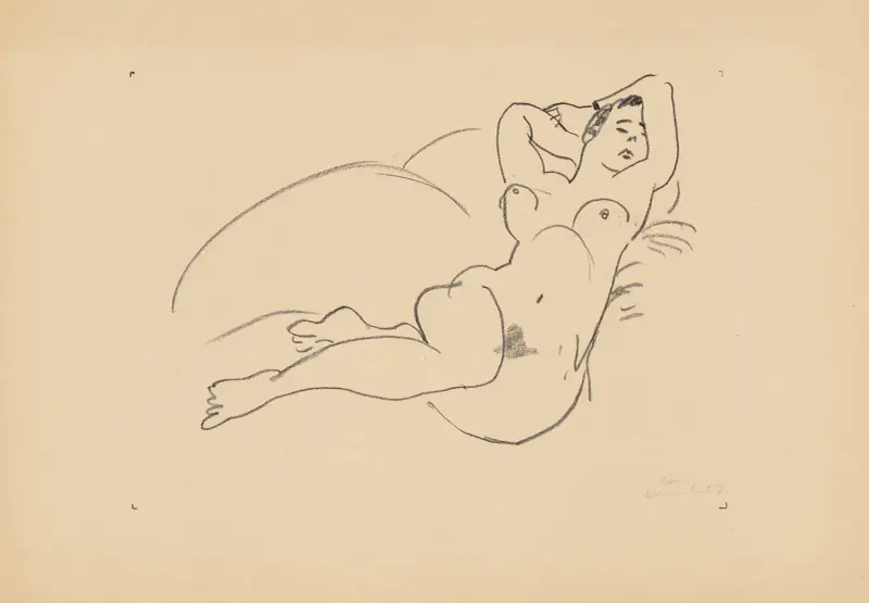Figure endormie av Henri Matisse