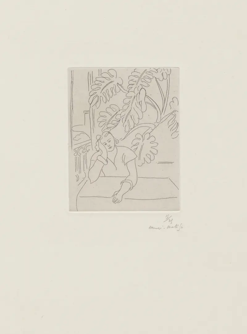 Wnętrze z listowiem, Henri Matisse