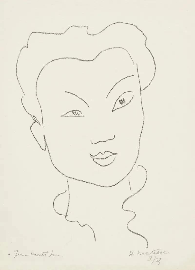 Jeune chinoise av Henri Matisse