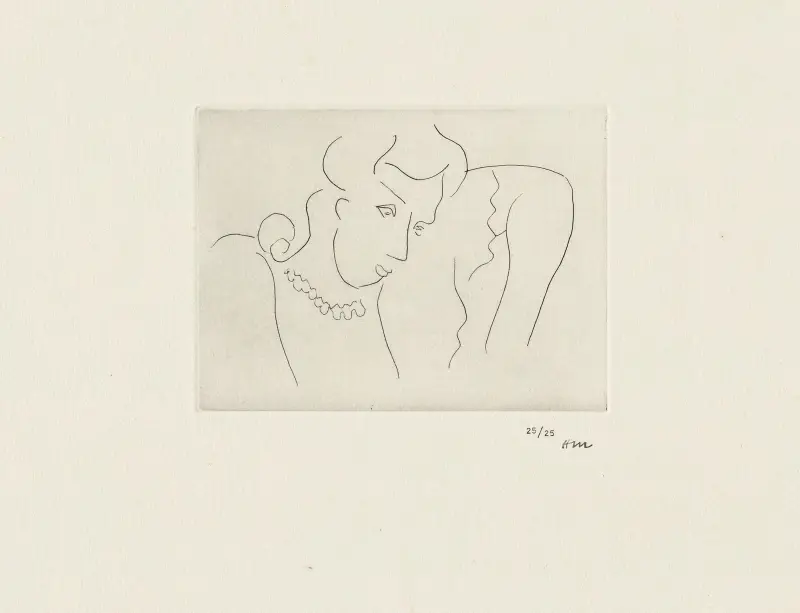 Jeune femme au collier von Henri Matisse