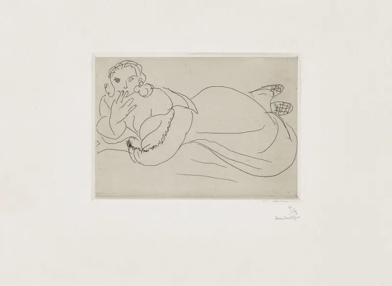 Vilande ung kvinna av Henri Matisse