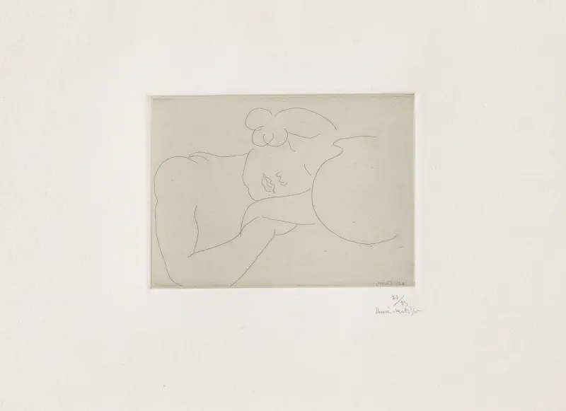 Młoda kobieta śpiąca przy słoju, Henri Matisse