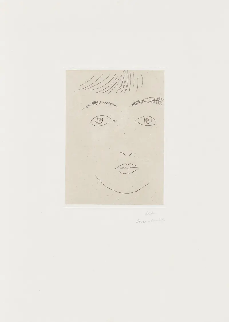 Josette Gris (Séraphique) av Henri Matisse