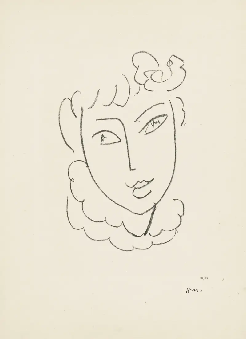 La Pompadour, 1951 – nr 10 av Henri Matisse
