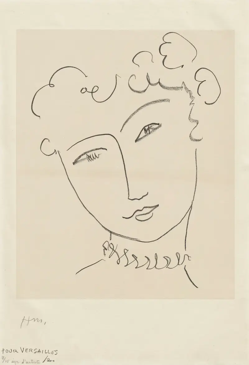 La Pompadour, 1951 – nr 2 av Henri Matisse