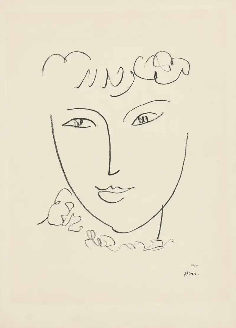 La Pompadour, 1951 – Nr. 9 von Henri Matisse