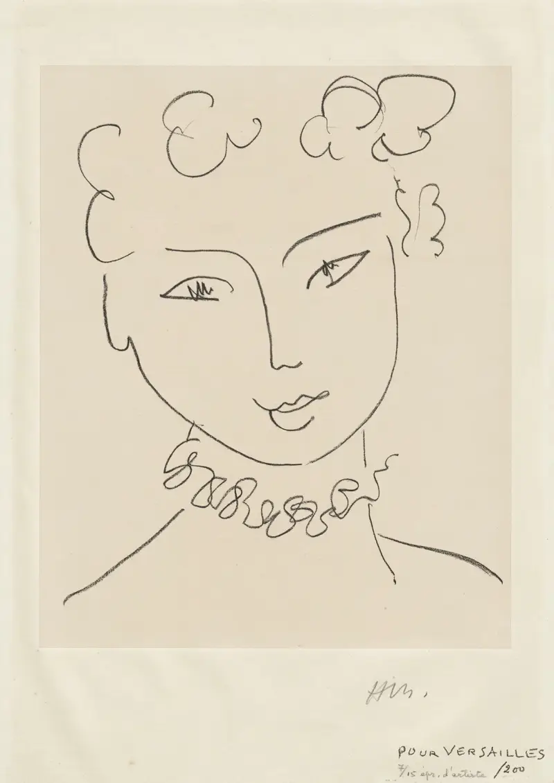 La Pompadour, 1951 – Nr. 1 von Henri Matisse