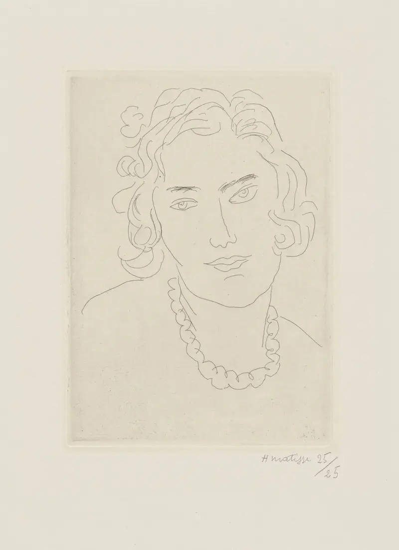 Le grand collier av Henri Matisse