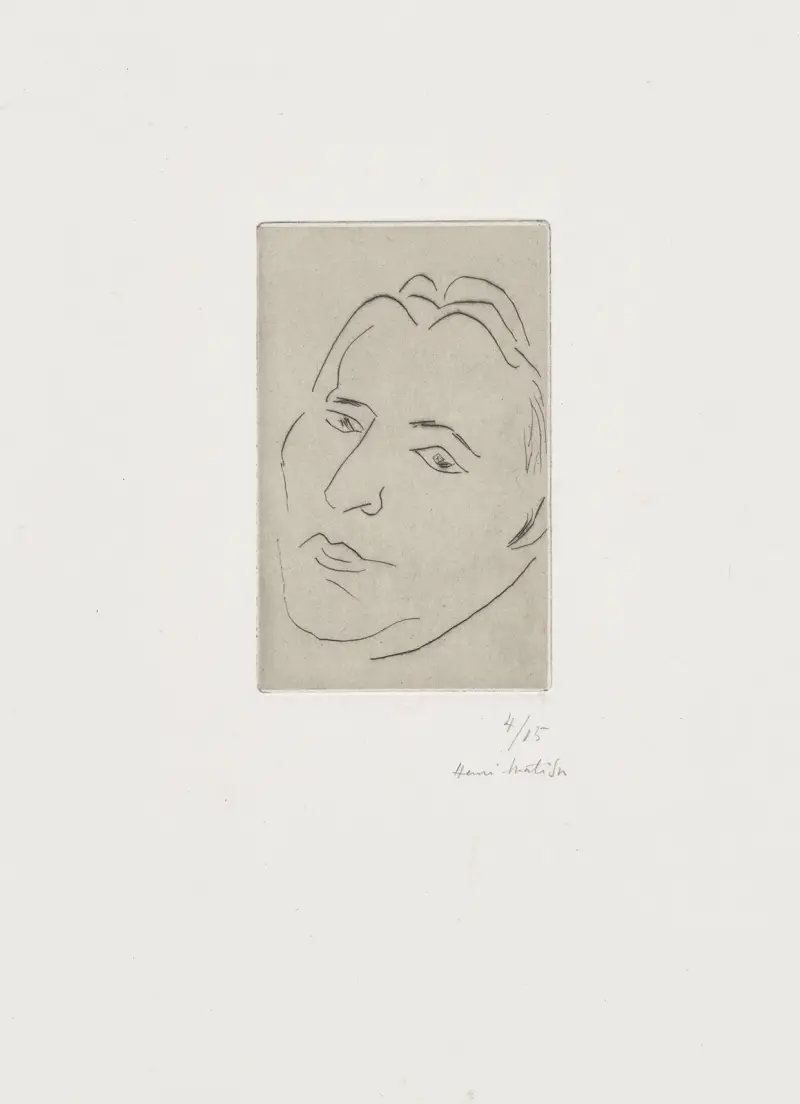 Pianisten Alfred Cortot av Henri Matisse