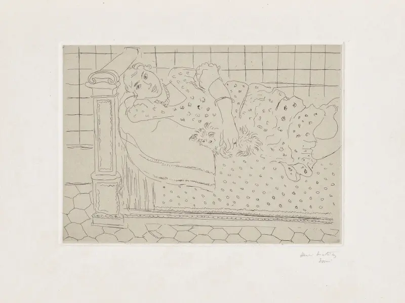 Vilan på sängen av Henri Matisse