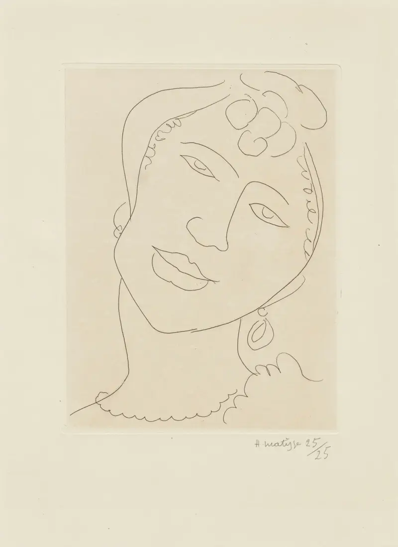 Frau aus Martinique, 1946 – Nr. 2 von Henri Matisse