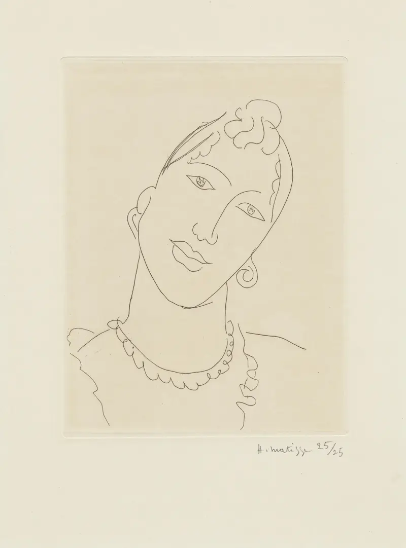 Kvinna från Martinique, 1946 – nr 6 av Henri Matisse