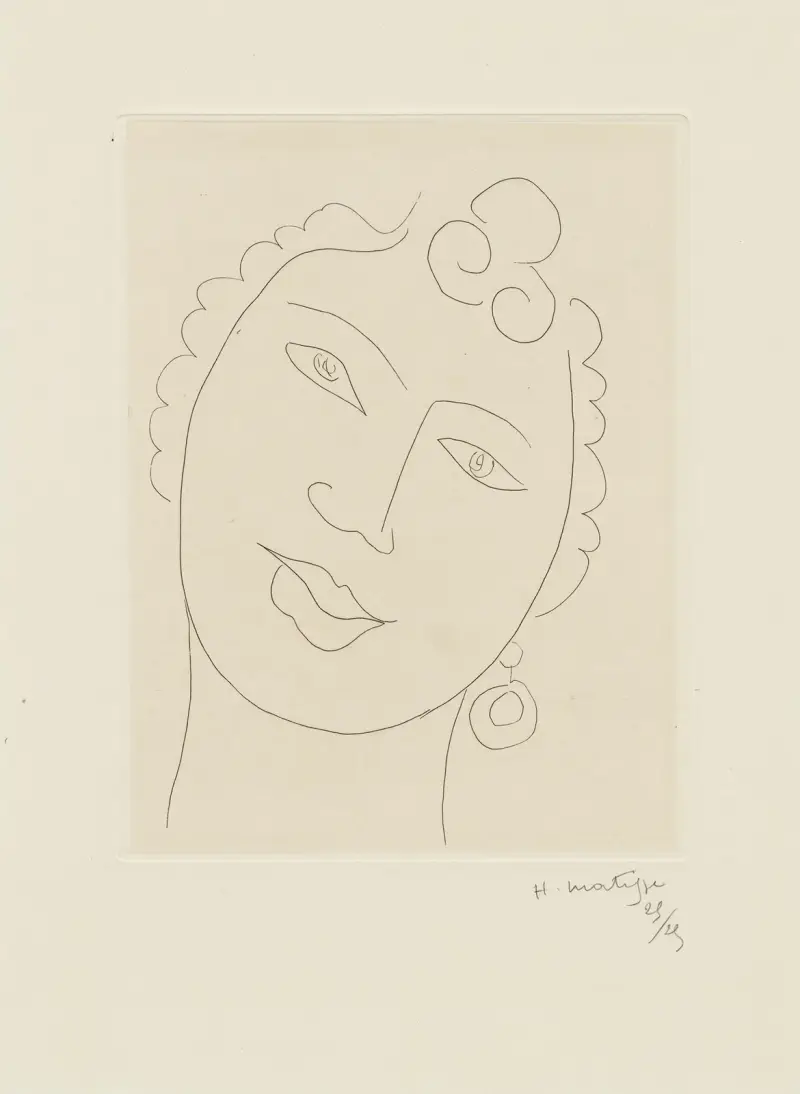 Die Frau aus Martinique, 1946 – Nr. 7 von Henri Matisse