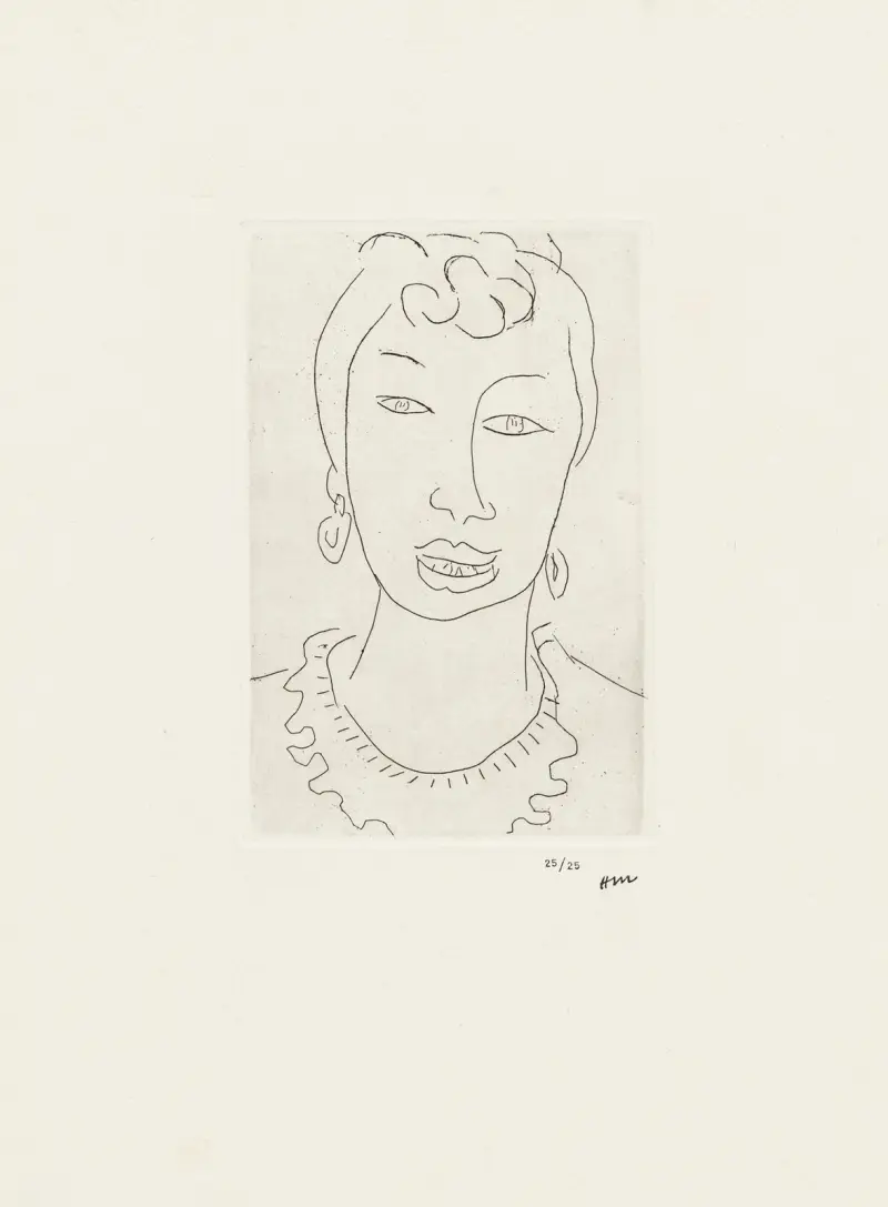 Martiniquaise, 1946 – nr 8 av Henri Matisse
