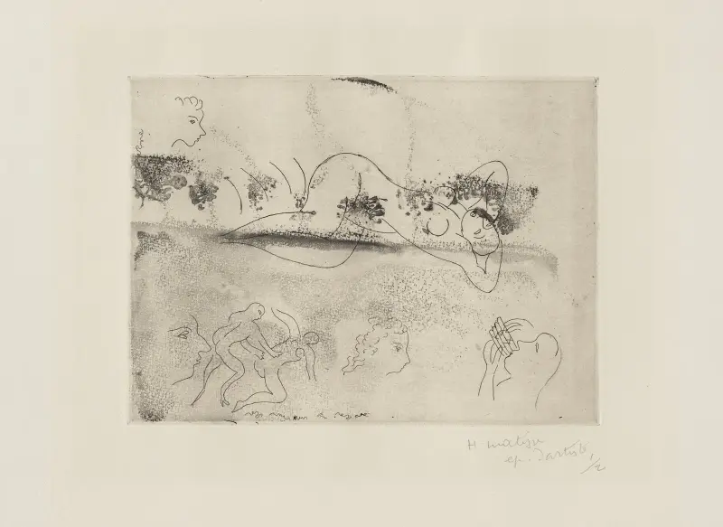 Nu allongé. Remarques av Henri Matisse