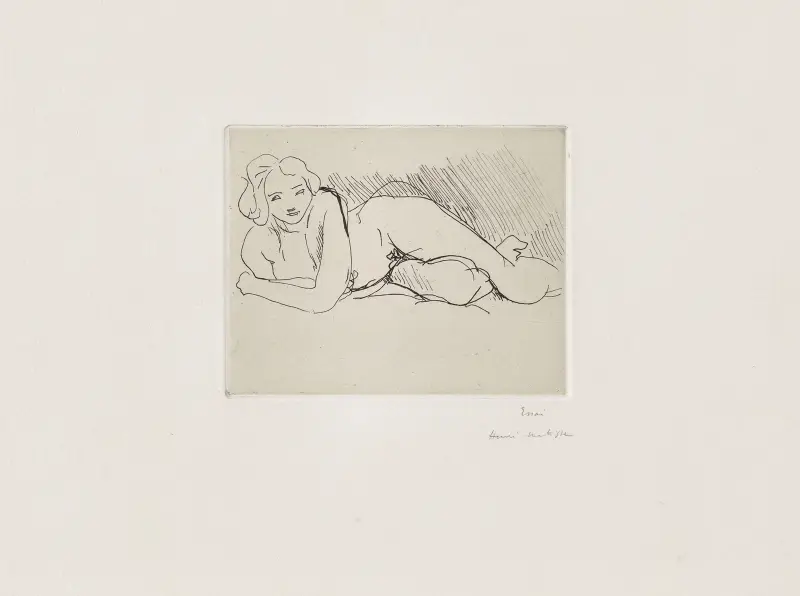 Nu couché av Henri Matisse