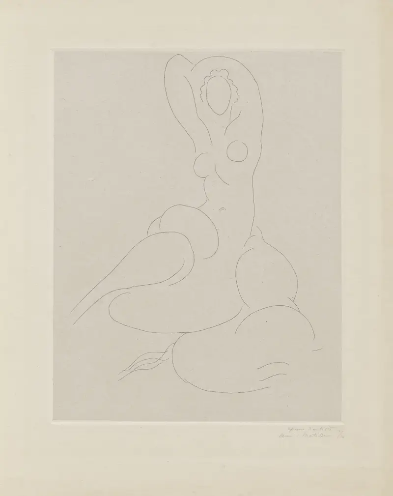 Nu pour Cleveland, ‘Quelle soie au baume de temps’, souvenir du ‘Mallarmé’ av Henri Matisse