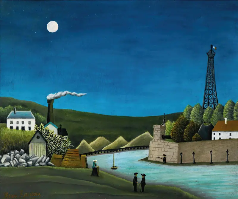 Die Seine bei Suresnes von Henri Rousseau
