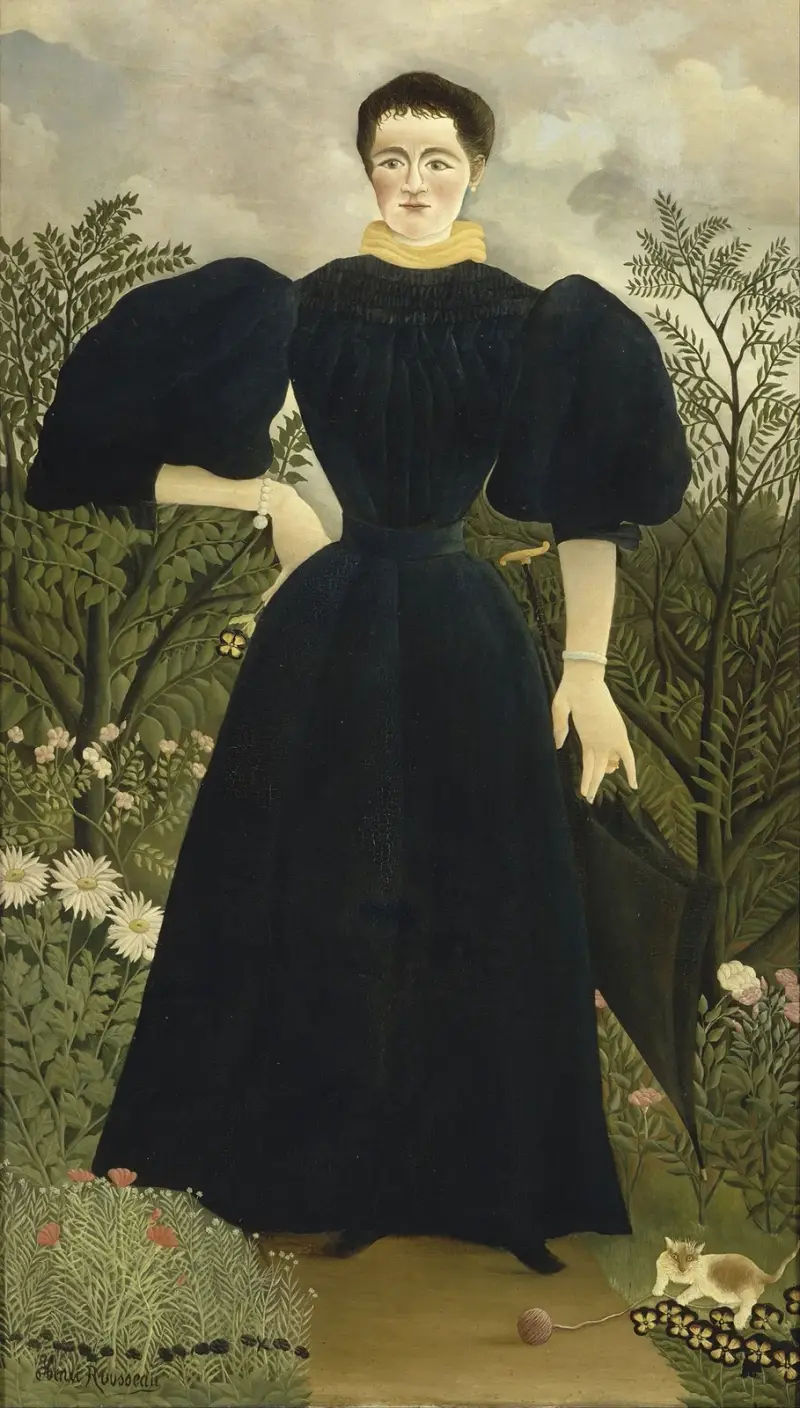 Porträt der Madame M von Henri Rousseau