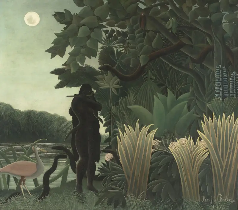 The Snake Charmer av Henri Rousseau