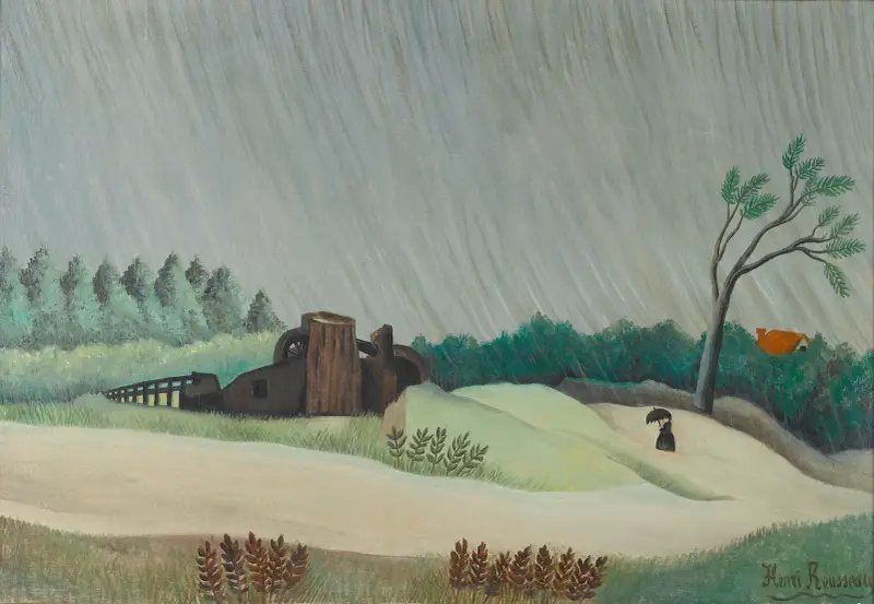 En regnig morgon – nr 1 av Henri Rousseau
