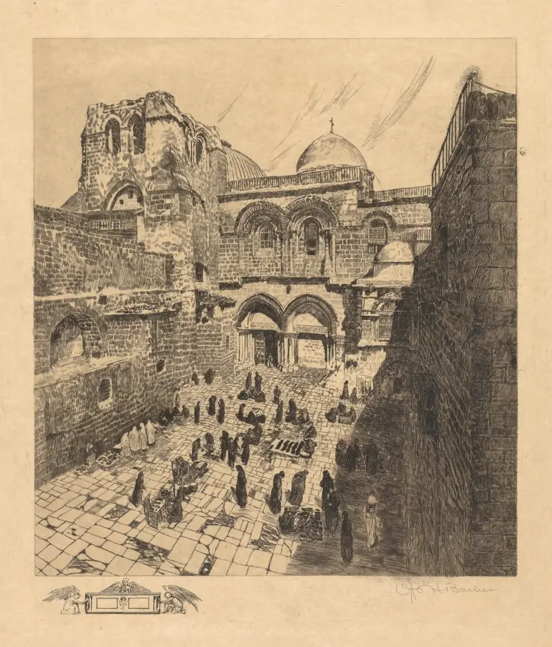 Church of the Holy Sepulchre, Jerusalem av Otto Henry Bacher