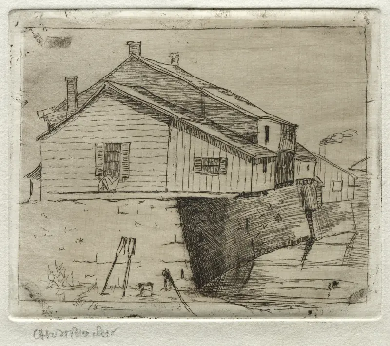 Cottages, Cleveland av Otto Henry Bacher