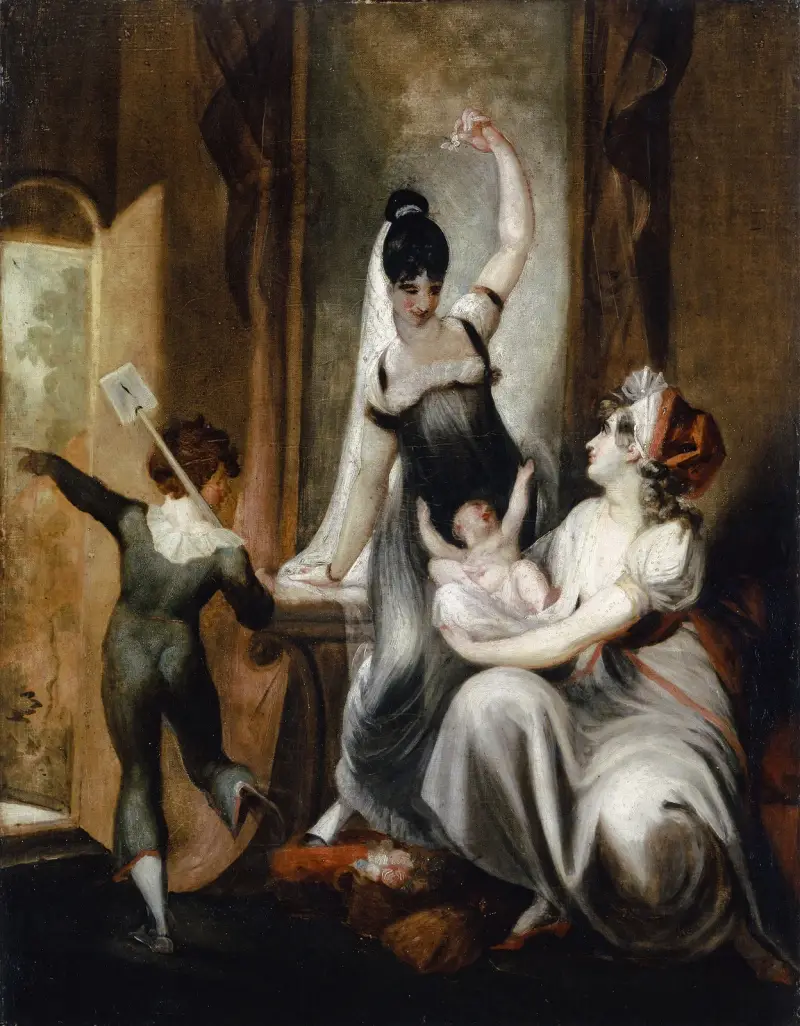En mor med sin familj på landet av Henry Fuseli