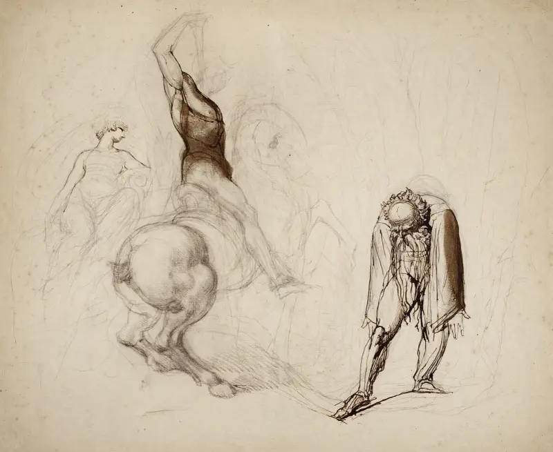 Figurenstudien von Henry Fuseli