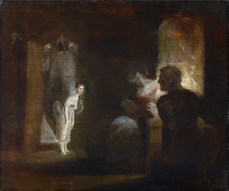 Kühleborn för Undine till fiskarna av Henry Fuseli