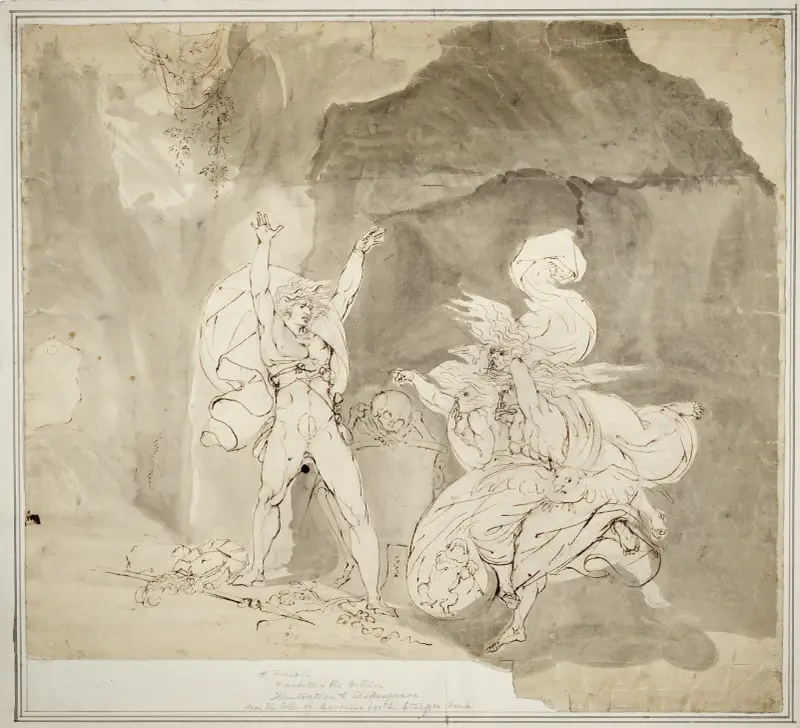 Macbeth und die Hexen von Henry Fuseli