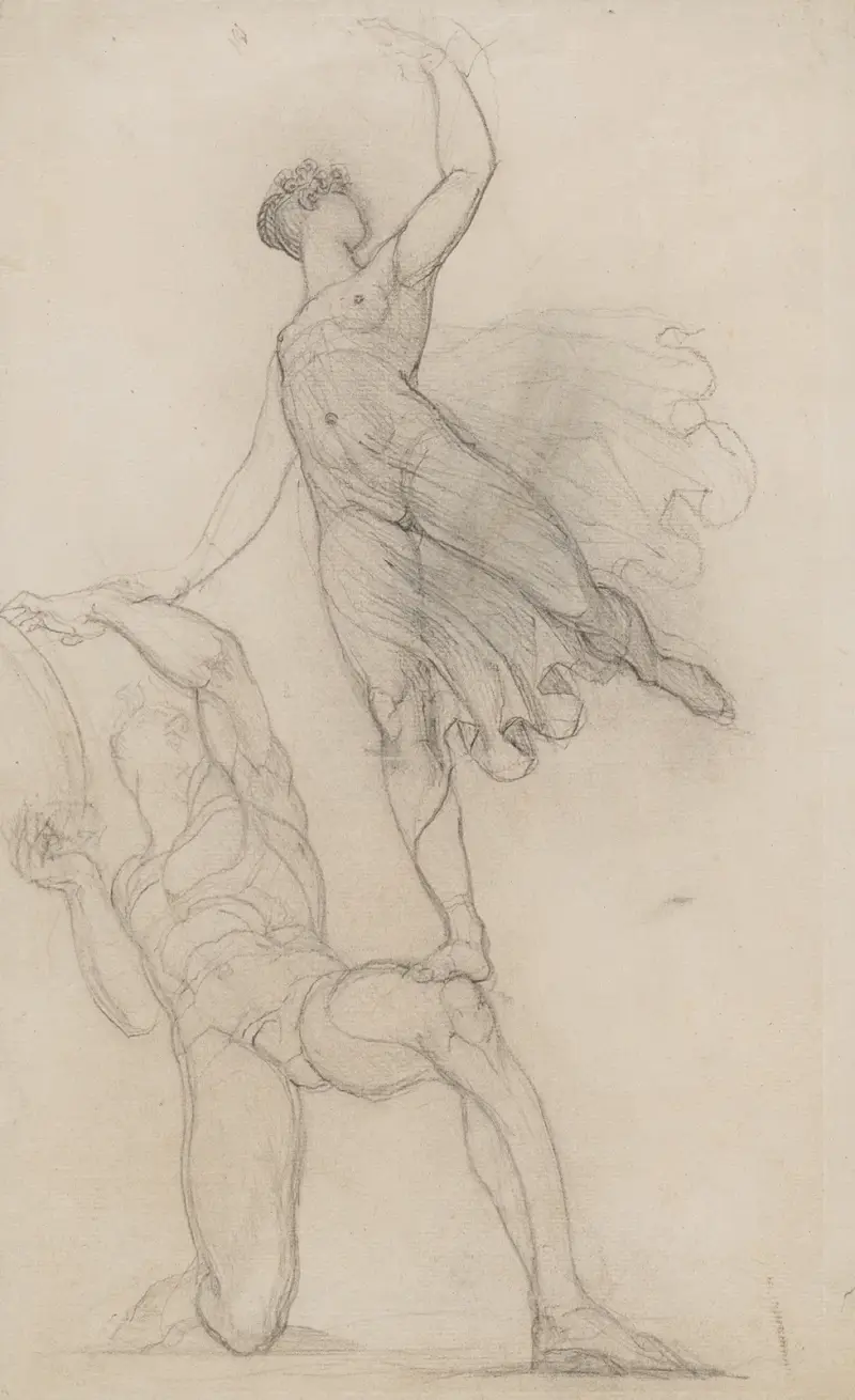 Tänzer und Tänzerin av Henry Fuseli