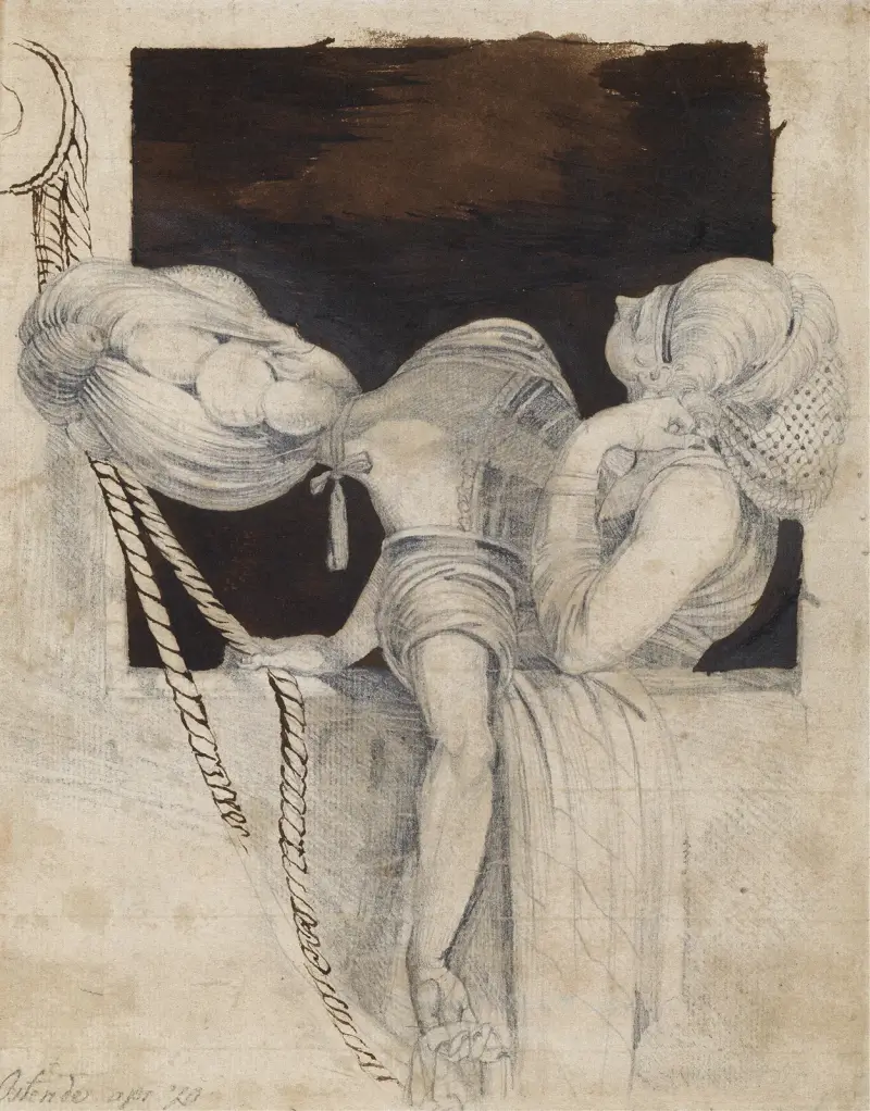 Two Girls At A Cabin Window av Henry Fuseli