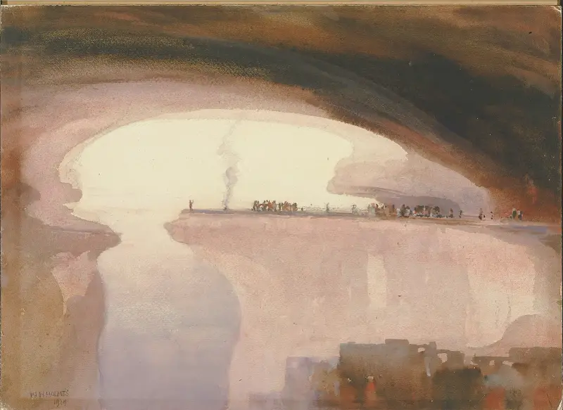 En klippbosättningsceremoni, Colorado av William Henry Holmes