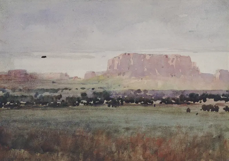 På högplatålandet, Colorado av William Henry Holmes
