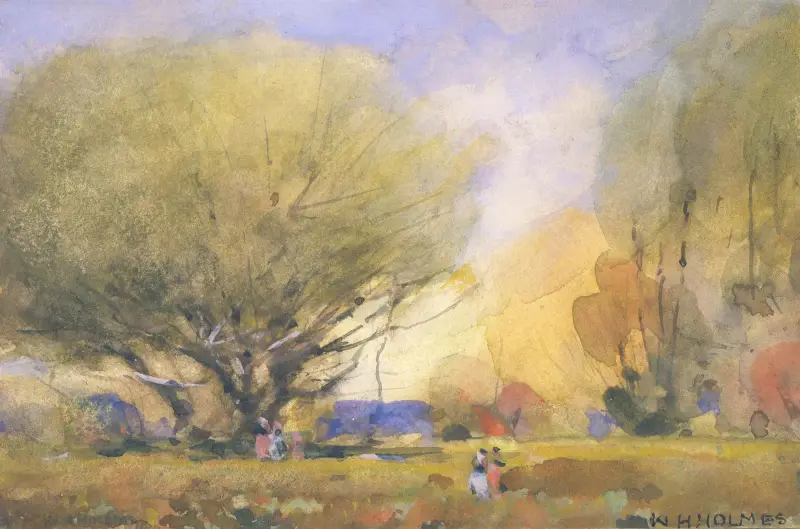 Summer Scene av William Henry Holmes