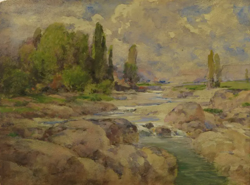 The Normal Rock Creek av William Henry Holmes