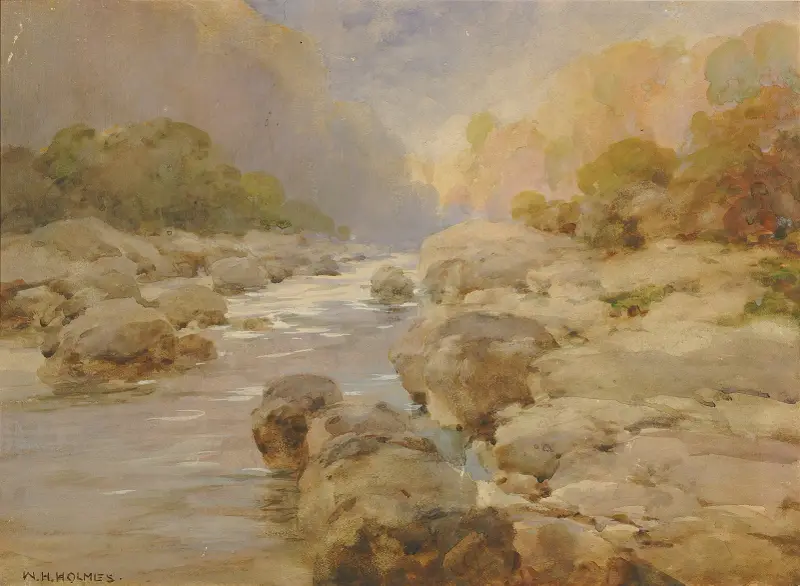 Unmodified Rock Creek, About 1910 av William Henry Holmes