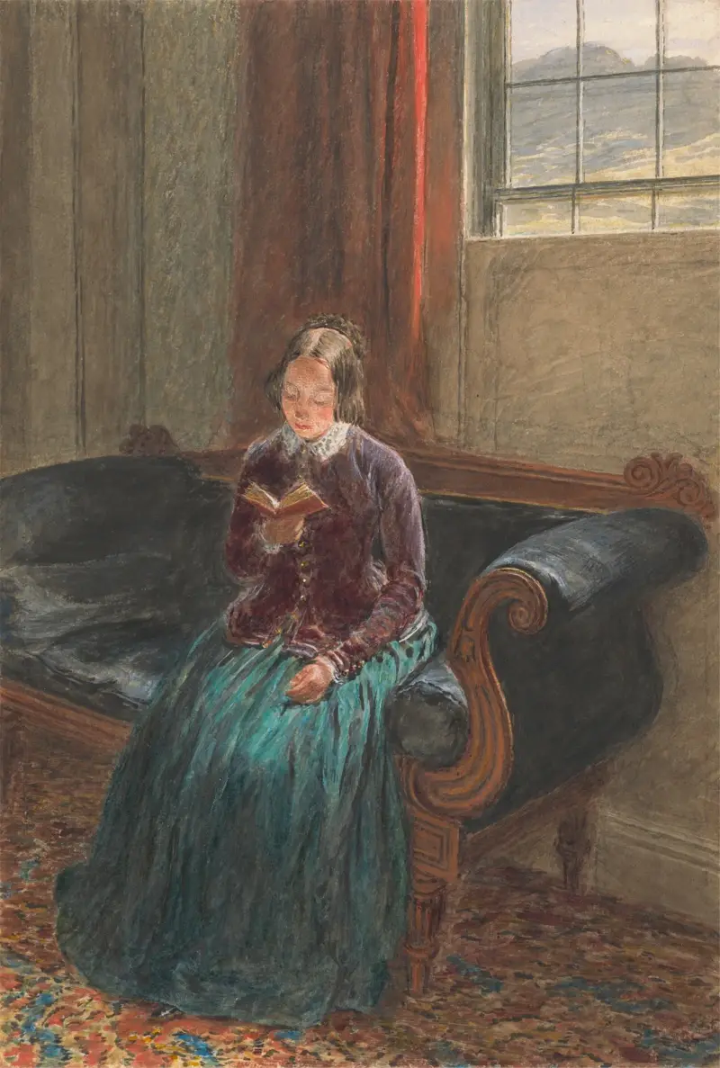 Czytająca dama, William Henry Hunt