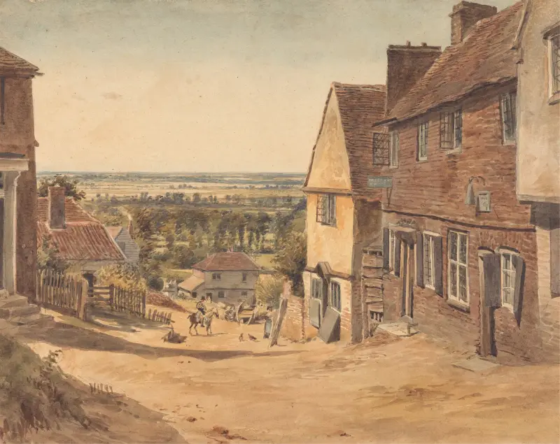 Dagnall Lane, St. Albans av William Henry Hunt
