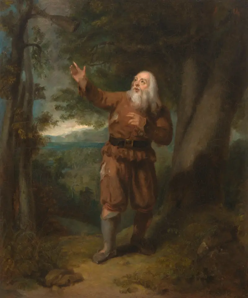 Mr. Hackett i rollen som Rip Van Winkle av Henry Inman