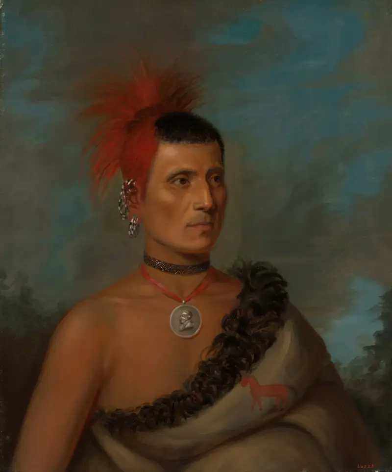 Pes-Ke-Le-Cha-Co av Henry Inman