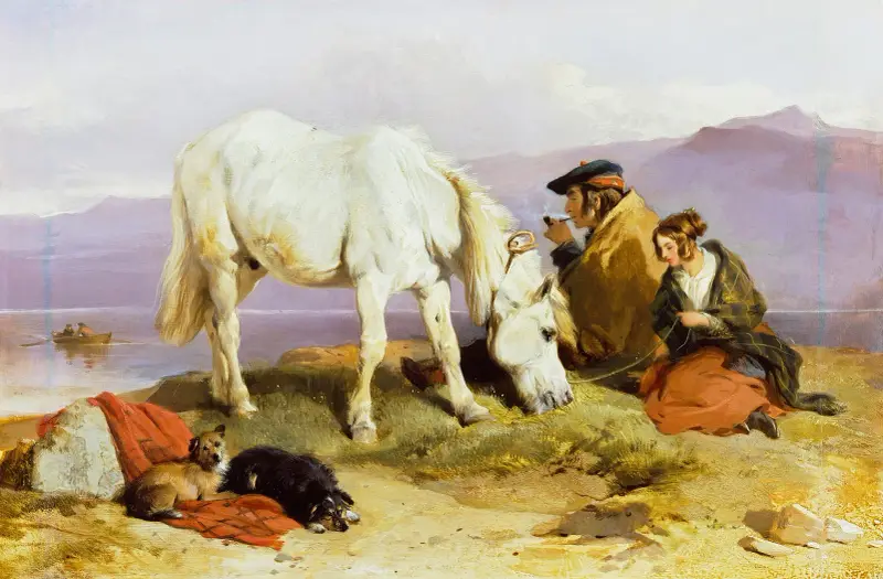 A Highland Scene (probably c. 1834) av Sir Edwin Henry Landseer