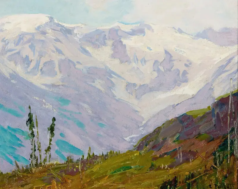 Kanadische Rocky Mountains von Edward Henry Potthast
